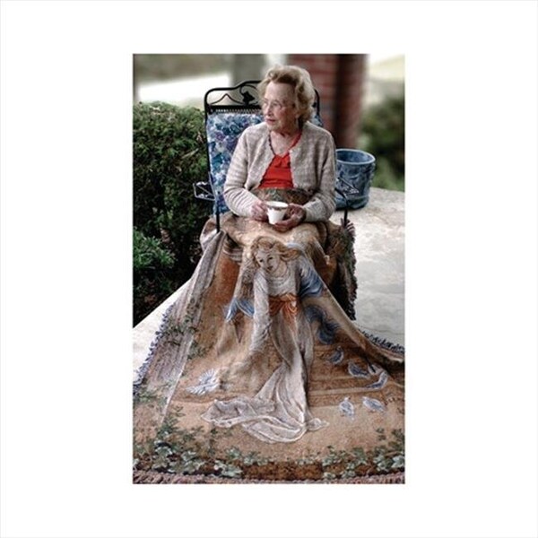 Manual Woodworkers & Weavers Manual Woodworkers and Weavers ATAOL Angel Of Light Tapestry Throw Blanket Fashionable Jacquard Woven 50 X 60 in. - ATAOL