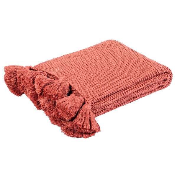 Safavieh 50 x 60 in. Adelie Throw, Rose - THR237A-5060
