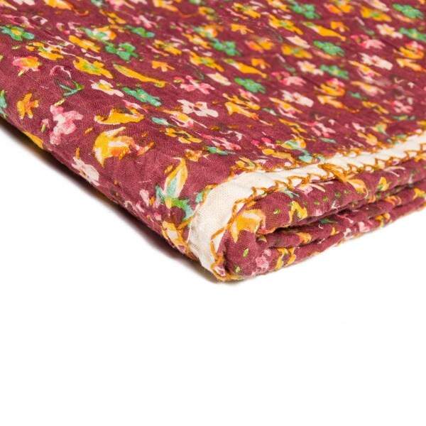 Palacedesigns 50 x 70 in. Kantha Cotton Throw - 300 - PA3094432