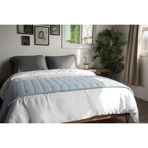 Kd Gabinetes Home Color Collection Blanket Blue for King Size Bed - KD1708713