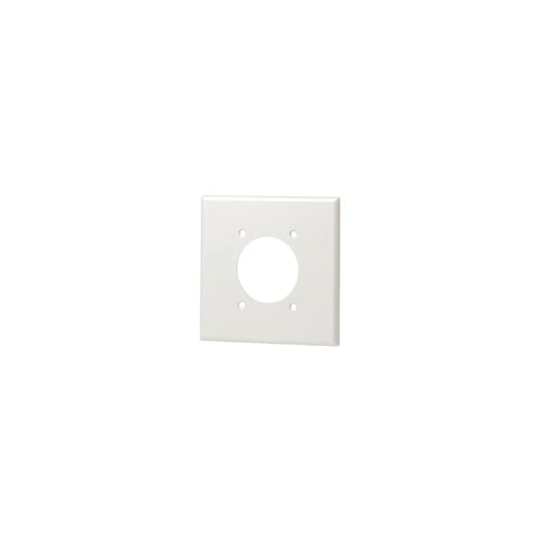 Leviton Wallplates 2 Gang Single 2/15 Diam Wlplt Wht - 80526-W