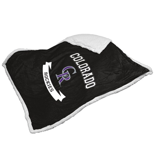 Logo Brands Colorado Rockies Printed Sherpa Blanket - 510-24P