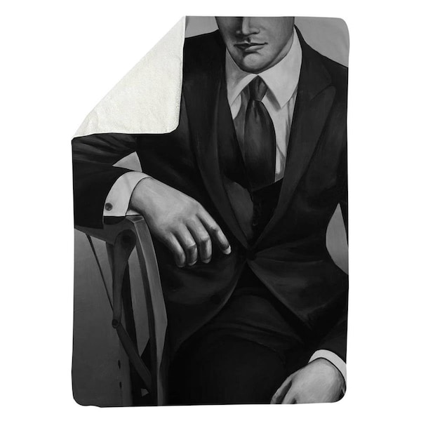 Kd Cuna 60 x 80 in. Businessman-Sherpa Fleece Blanket - KD2786106