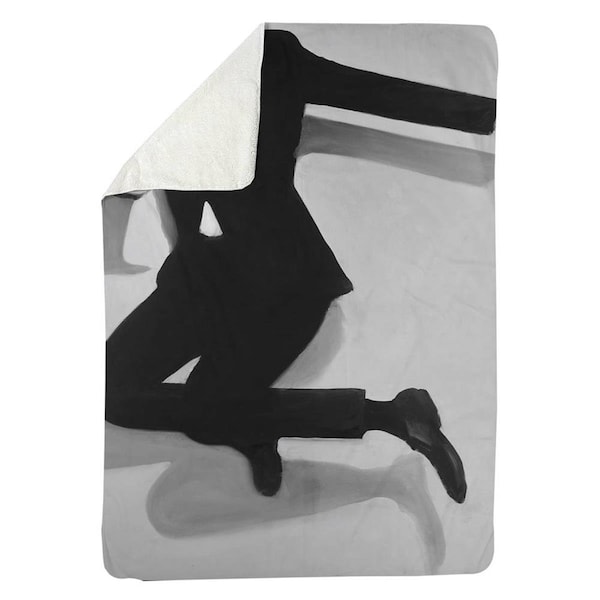 Kd Cuna 60 x 80 in. Classical Jumping Man-Sherpa Fleece Blanket - KD2789970
