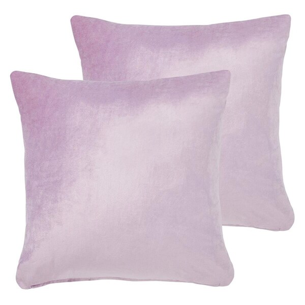 Safavieh 22 x 22 in. Davina Pillow, Lavender, 2PK - PLS500D-2222-SET2