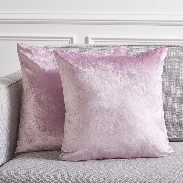 Safavieh 18 x 18 in. Davina Pillow, Lavender, 2PK - PLS500D-1818-SET2