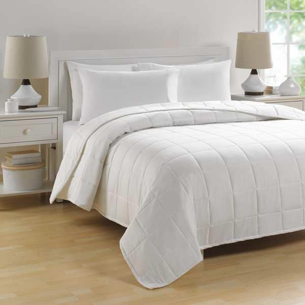 Martex Blanket, King, 106 in. W, 6.75 lb., PK2 - 1B05908