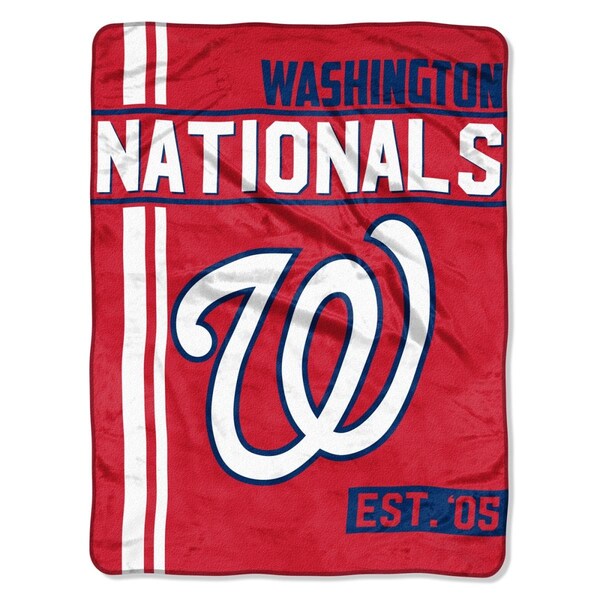 The North West Co The Northwest 1MLB-05903-0034-RET Washington Nationals Walk Off Throw Blanket - 1MLB059030034RET