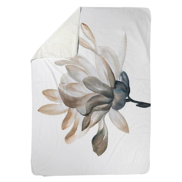 Begin Home Decor 60 x 80 in. Softness-Sherpa Fleece Blanket - 5545-6080-FL279