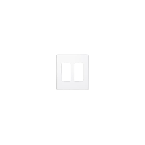 Leviton Dimmer Switch Renii Plate-2N0W-Fins-I - AWP0F-20I