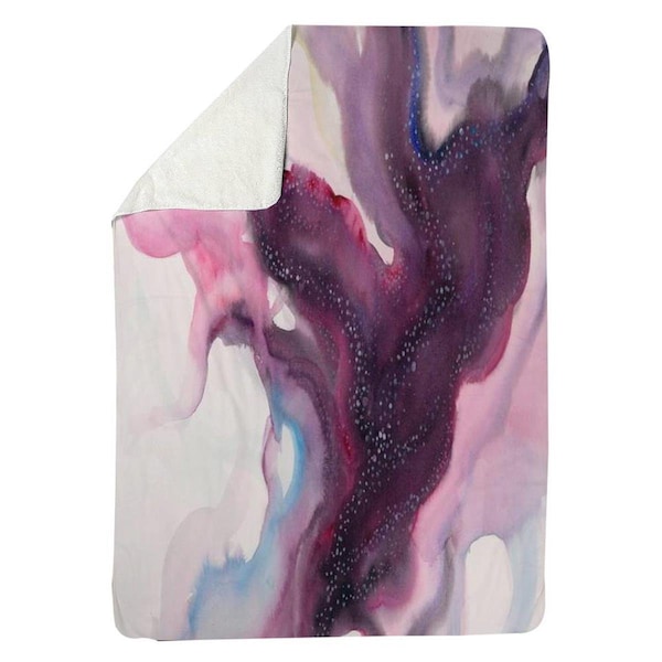 Kd Cuna 60 x 80 in. Milky Way-Sherpa Fleece Blanket - KD2788556
