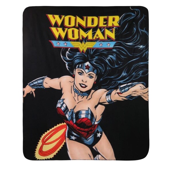 Wonder Woman Flight Fleece Throw Blanket - THROWWWFLGHT