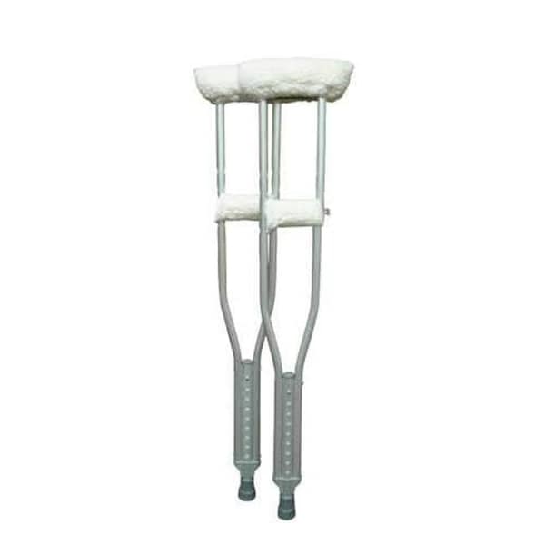 Blue Jay Blue Jay BJ210161 Soft N Plush Comfort Crutch Pillows Set; Gray - BJ210161