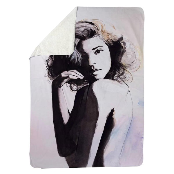Kd Cuna 60 x 80 in. Almost Nude-Sherpa Fleece Blanket - KD2789971