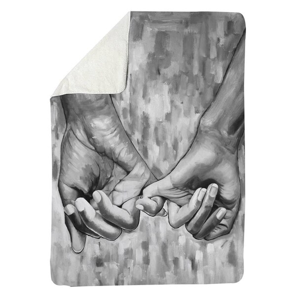 Kd Cuna 60 x 80 in. Connected-Sherpa Fleece Blanket - KD2791018
