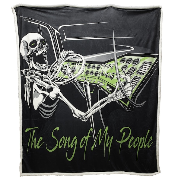 Diesel Life License Song Of My People Sherpa Throw - DL02SONG