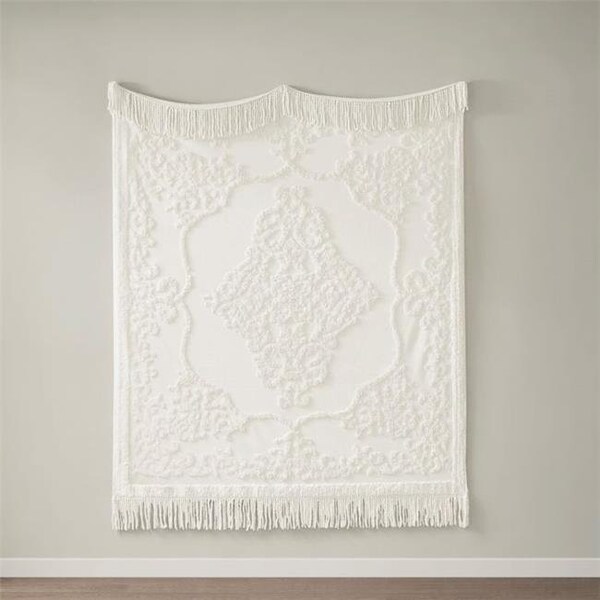 Madison Park Madison Park MP50N-5513 50 x 60 in. Cotton Tufted Throw; Grey - MP50N-5513