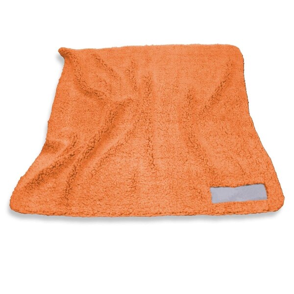 Logo Chair Plain Orange Color Frosty Fleece Blanket - 001-251-ORN