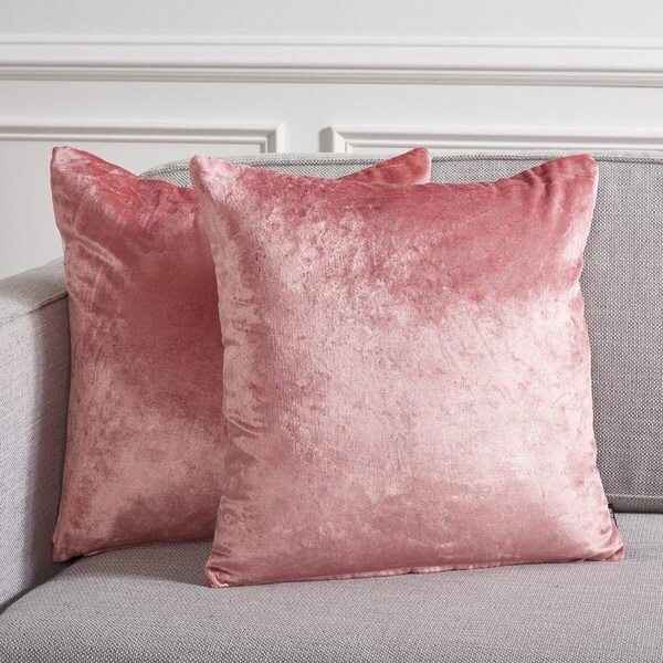 Safavieh 18 x 18 in. Davina Pillow, Pink, 2PK - PLS500A-1818-SET2