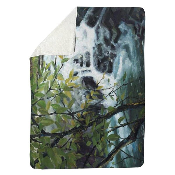 Kd Cuna 60 x 80 in. Peaceful Fall-Sherpa Fleece Blanket - KD2789794