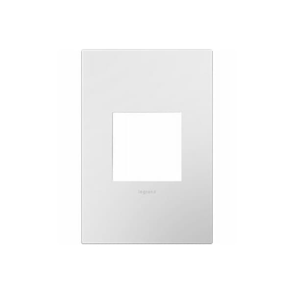 Pass & Seymour 1G GLS WHT Wall Plate - AWP1G2WH6