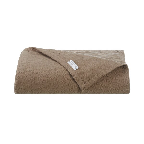 Monarch Brands Aston & Arden Tencel Throw Blanket - Taupe - P-THROW-TNC-TP