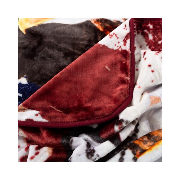 Hastings Home 8-lb Throw Blanket, Oversized Woven Sofa, Soft Comfort Bed Decor with Printed Wildlife, Bald Eagle - 985741QDD