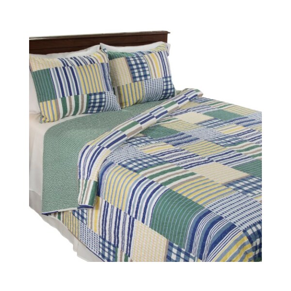 Hastings Home Hastings Home Lynsey 3 Piece Quilt Set - King - 194208EDL