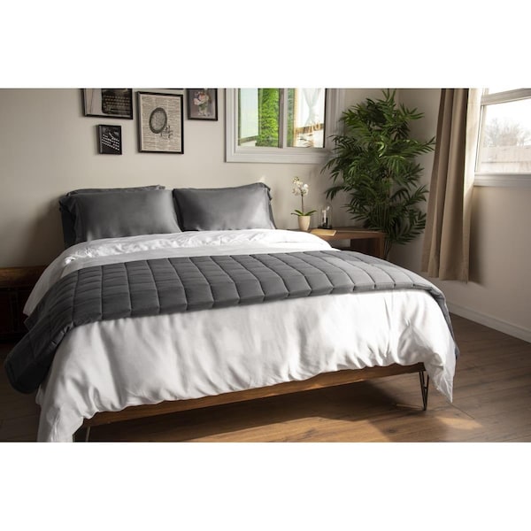 Signature Home Home Color Collection Blanket Graphite Grey for Queen Size Bed - UNB-500-9482