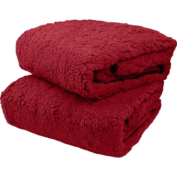 Stalwart 12V Heated Car Blanket 2-Pack, Red, 2PK - 75-CAR2015