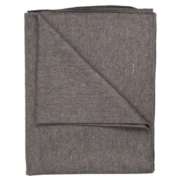 Kd Muebles De Comedor Woven 55 Percent Wool Blanket - Grey - KD1807909