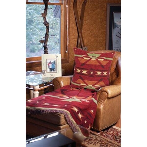 Manual Woodworkers & Weavers Manual Woodworkers and Weavers ATFLME Flame Tapestry Throw Blanket Fashionable Jacquard Woven 50 X 60 in. - ATFLME