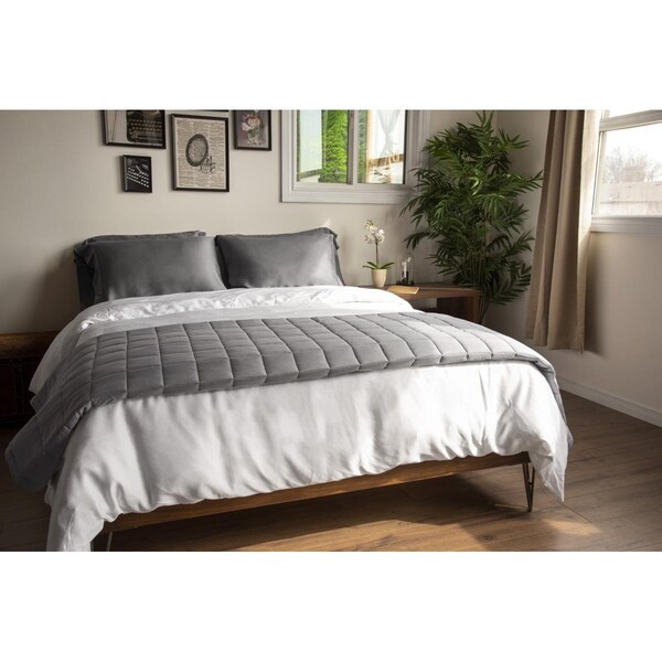Kd Gabinetes Home Color Collection Blanket Grey for Queen Size Bed - KD1709306