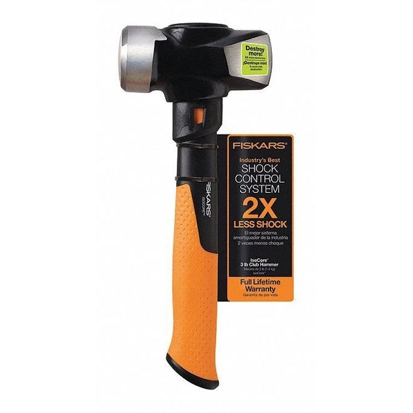 Fiskars IsoCore 3lb Club Hammer 11" - 1067457