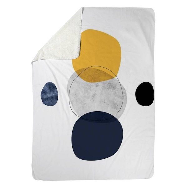 Kd Cuna 60 x 80 in. Spheres-Sherpa Fleece Blanket - KD2785798