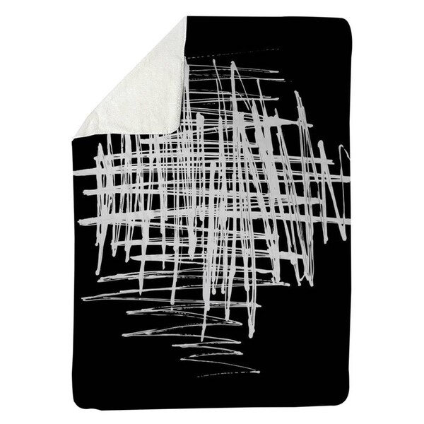 Kd Cuna 60 x 80 in. Contrast-Sherpa Fleece Blanket - KD2790188
