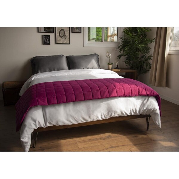 Signature Home Home Color Collection Blanket Raspberry for King Size Bed - UNB-500-9550