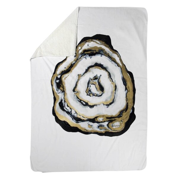 Begin Home Decor 60 x 80 in. Golden Agate-Sherpa Fleece Blanket - 5545-6080-MN6