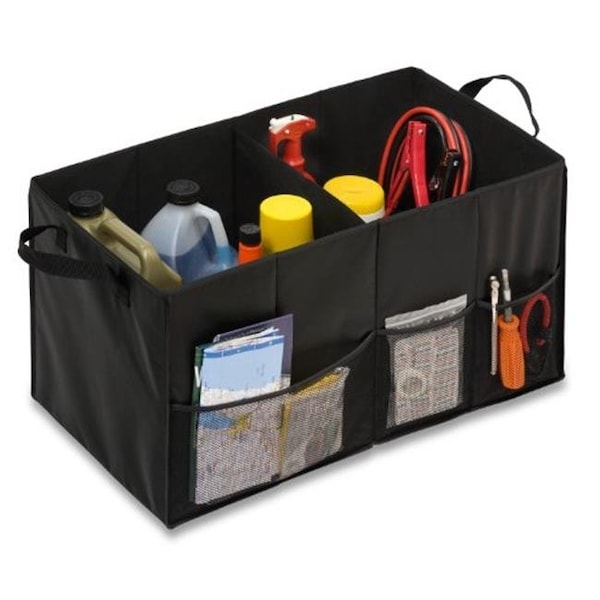 Honey-Can-Do Honey-Can-Do International SFT-01166 Black Folding Trunk Organizer - SFT-01166