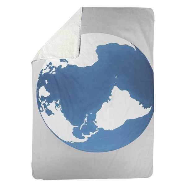 Kd Cuna 60 x 80 in. The Earth-Sherpa Fleece Blanket - KD2787471