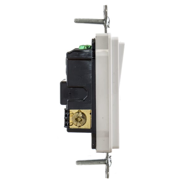 Hubbell Wall Switch, 3-Way, 120/277V, 20A, Wht, Rockr - DS320W