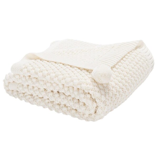 Safavieh Capra Throw, Ivory - 50 x 60 in. - THR240C-5060