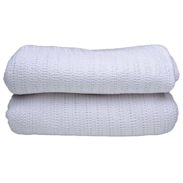 Mckesson Cotton Thermal Blanket, 66 x 90 Inch, 12PK - WBS1001Q