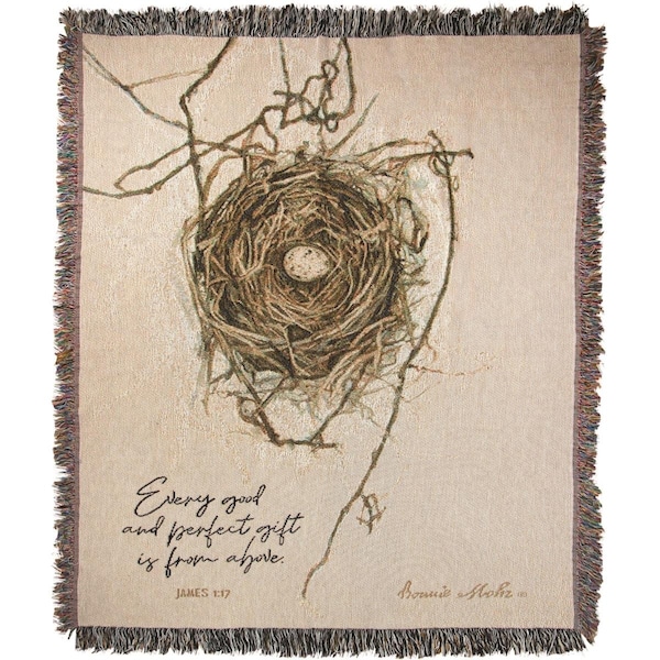 Manual Woodworkers & Weavers 50 x 60 in. Every Good & Perfect Gift-Tapestry Throw - 231622