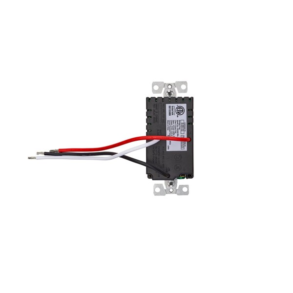 Tresco Lighting Tresco 120VAC 150W300W Swidget Dimmer Switch, wo Insert, White - L-SD3001WA-1