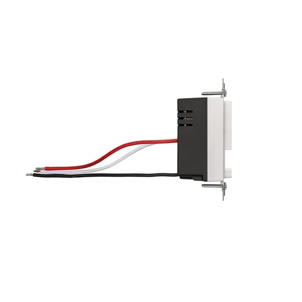 Tresco Lighting Tresco 120VAC 150W300W Swidget Dimmer Switch, wo Insert, White - L-SD3001WA-1