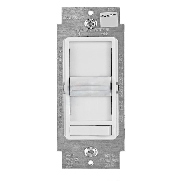 American Imaginations 450W Rectangle White Slide Dimmer Plastic-Aluminum - AI-36806