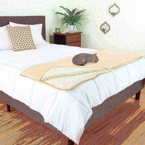 Pet Adobe Pet Adobe Waterproof Pet Throw Blanket, Cream - 193138LJK