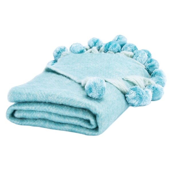 Safavieh 50 x 70 in. Shae Throw, Blue - THR619A-5070