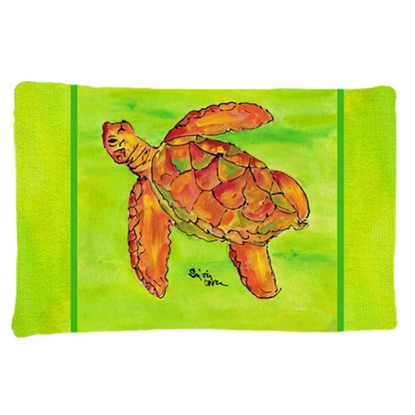 Carolines Treasures 20.5 x 30 in. Turtle Moisture Wicking Fabric Standard Pillow Case - 8376PILLOWCASE